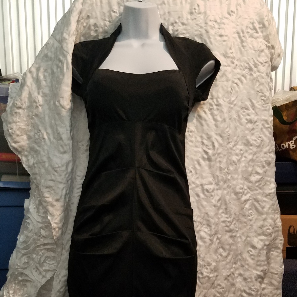 Black cocktail dress